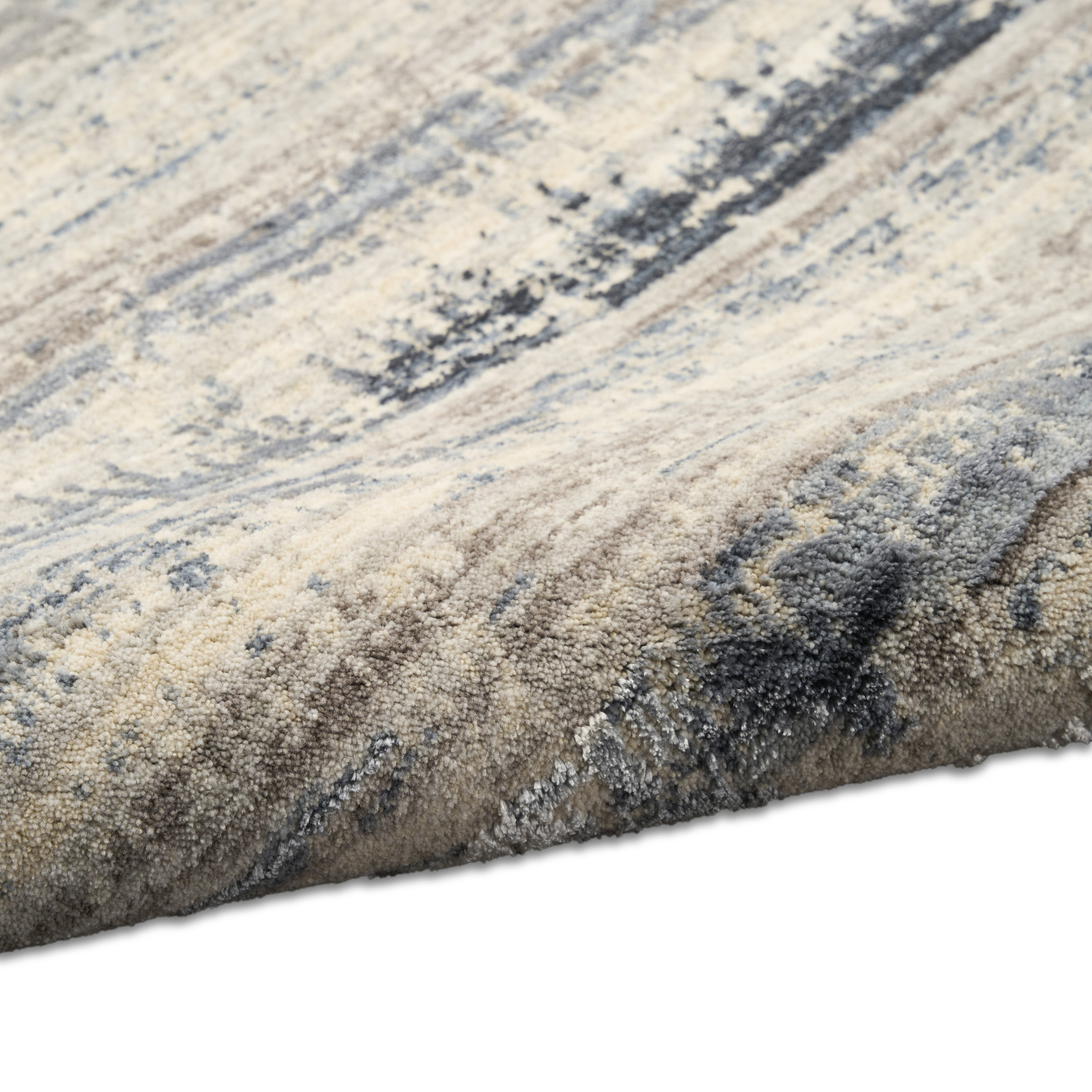Calvin Klein CK089 Drift 7'10" x 10'2" Blue Modern Indoor Rug