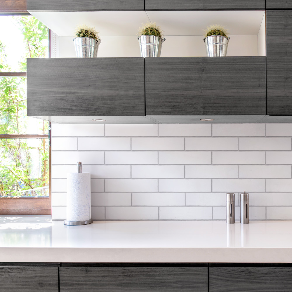 Castillo Matte White 3 in. x 12 in. Ceramic Wall Tile