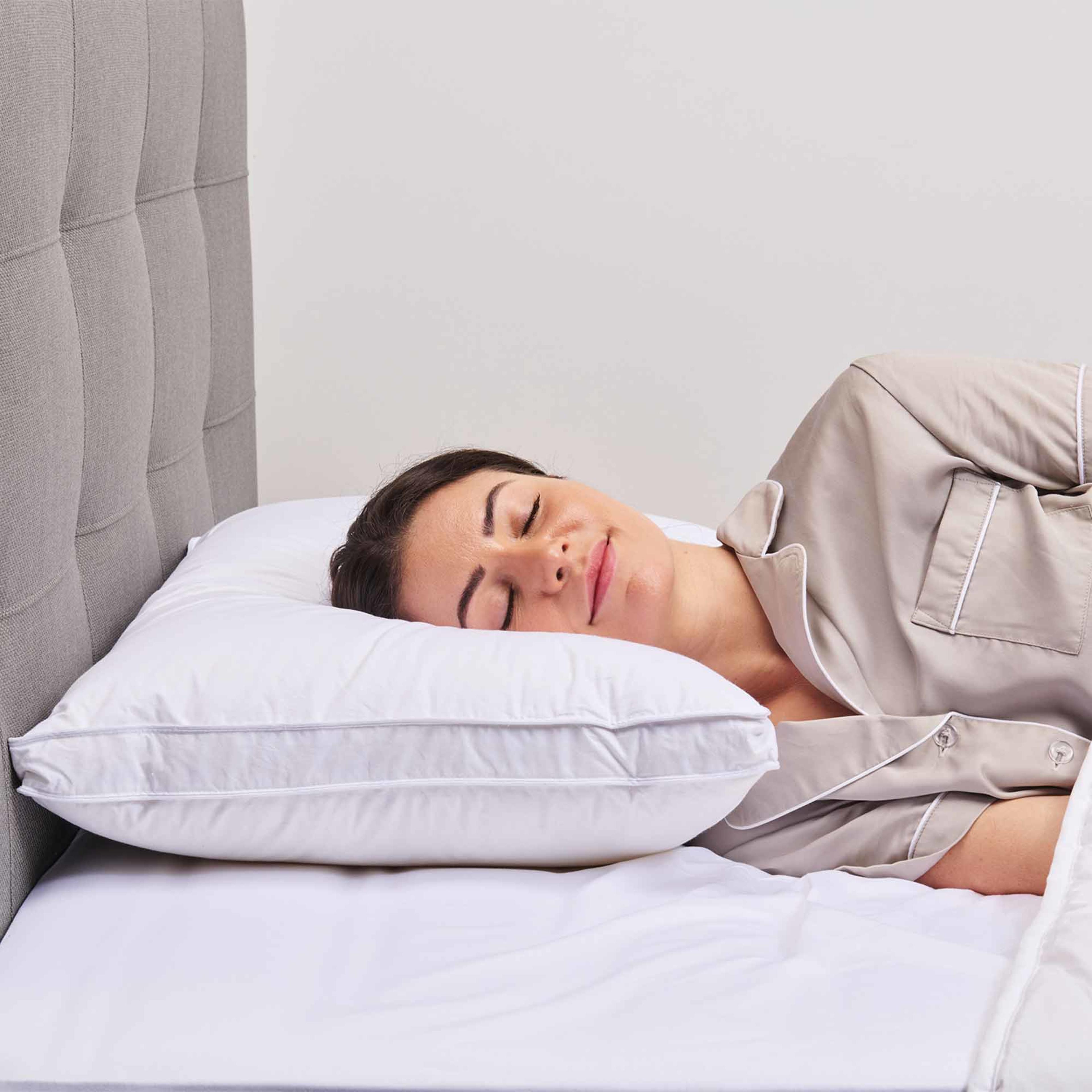 Lifestyle image of the  Bambi Goose Down Surround Pillow from Forty Winks
