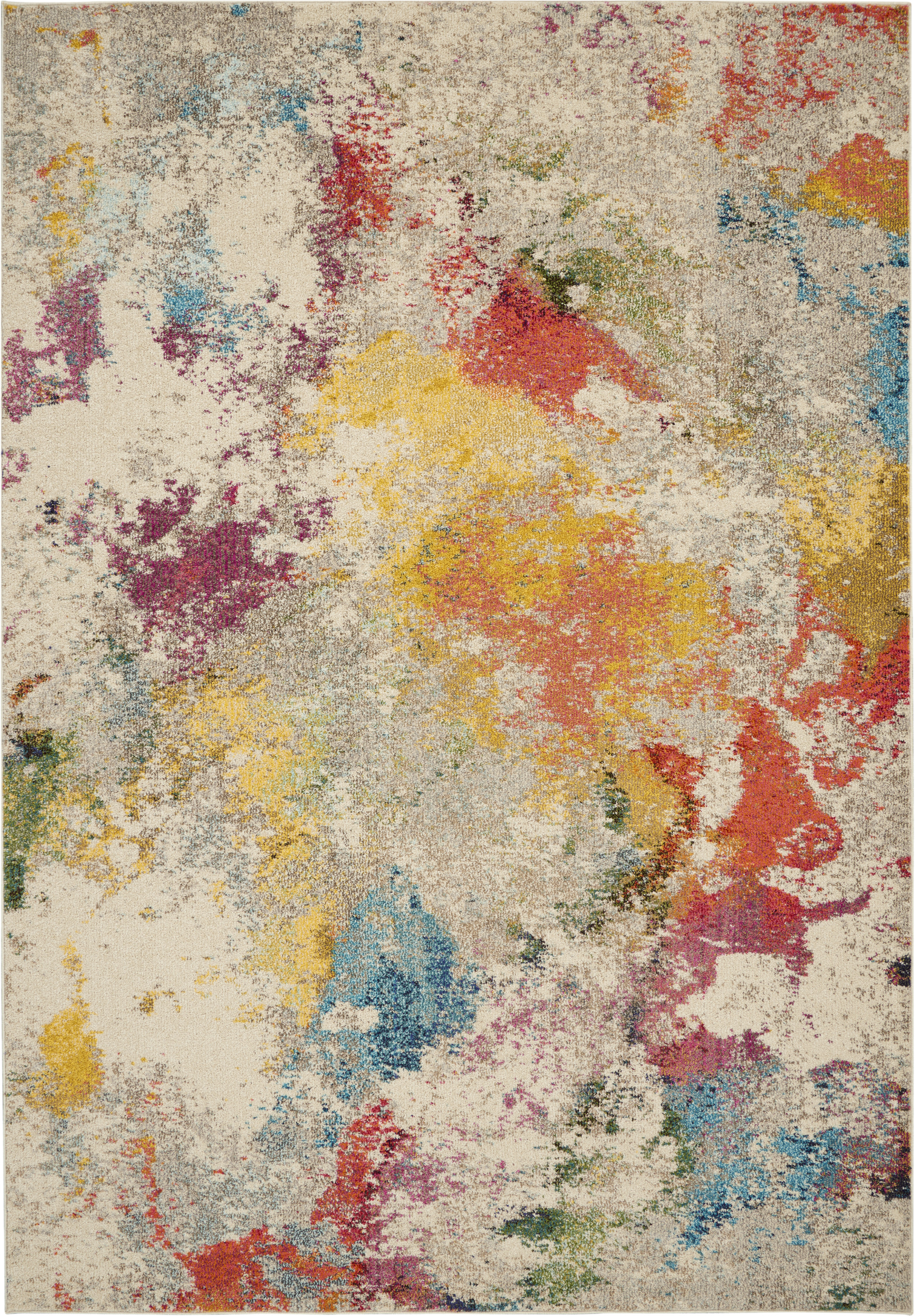 Nourison Celestial 7' x 10' Ivory Multicolor Modern & Contemporary Indoor Rug