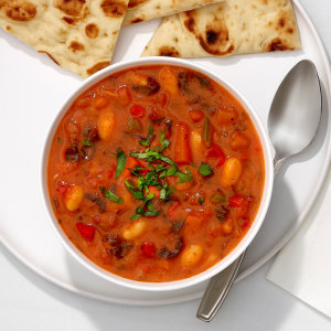 campbell's® culinary reserve spicy harissa white bean soup, 4 pound pouches, 4-pack featured image