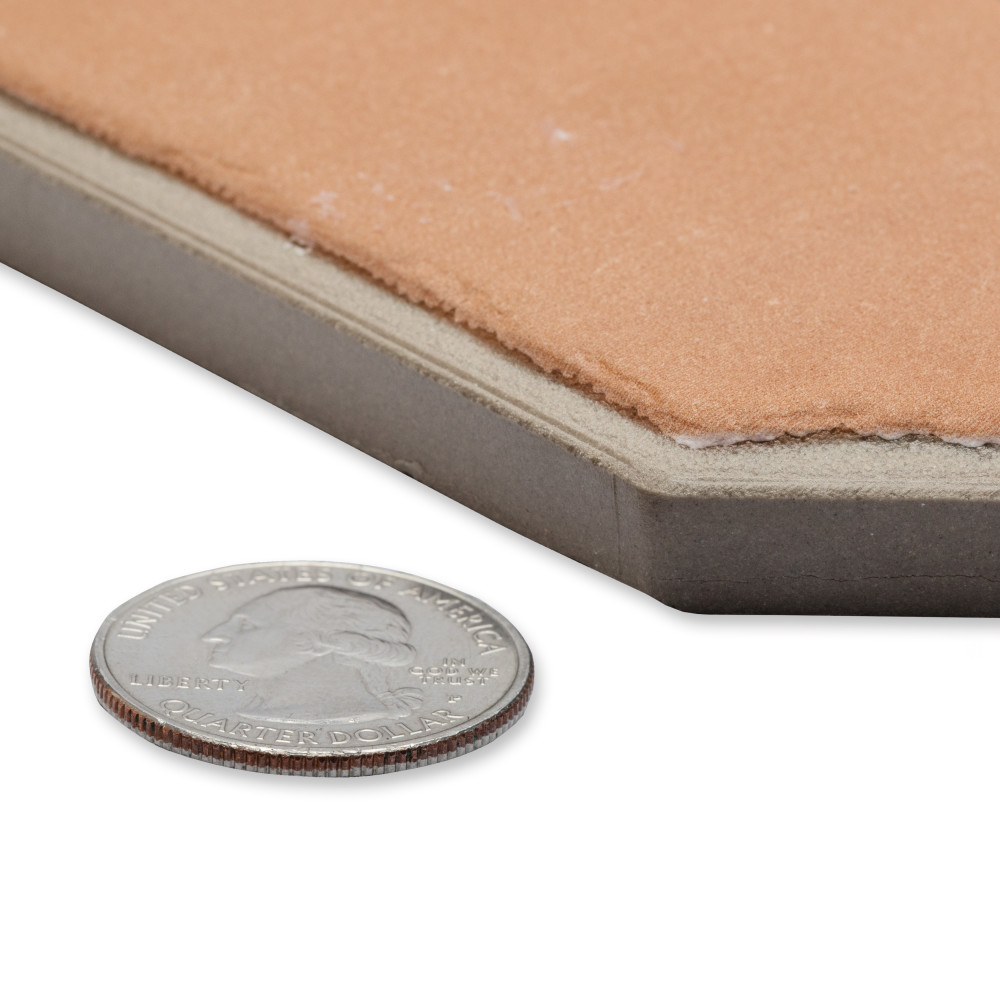 Picket Arendel Terra with White Square 14-5/8 in. x 22-1/2 in. Porcelain Floor and Wall Tile