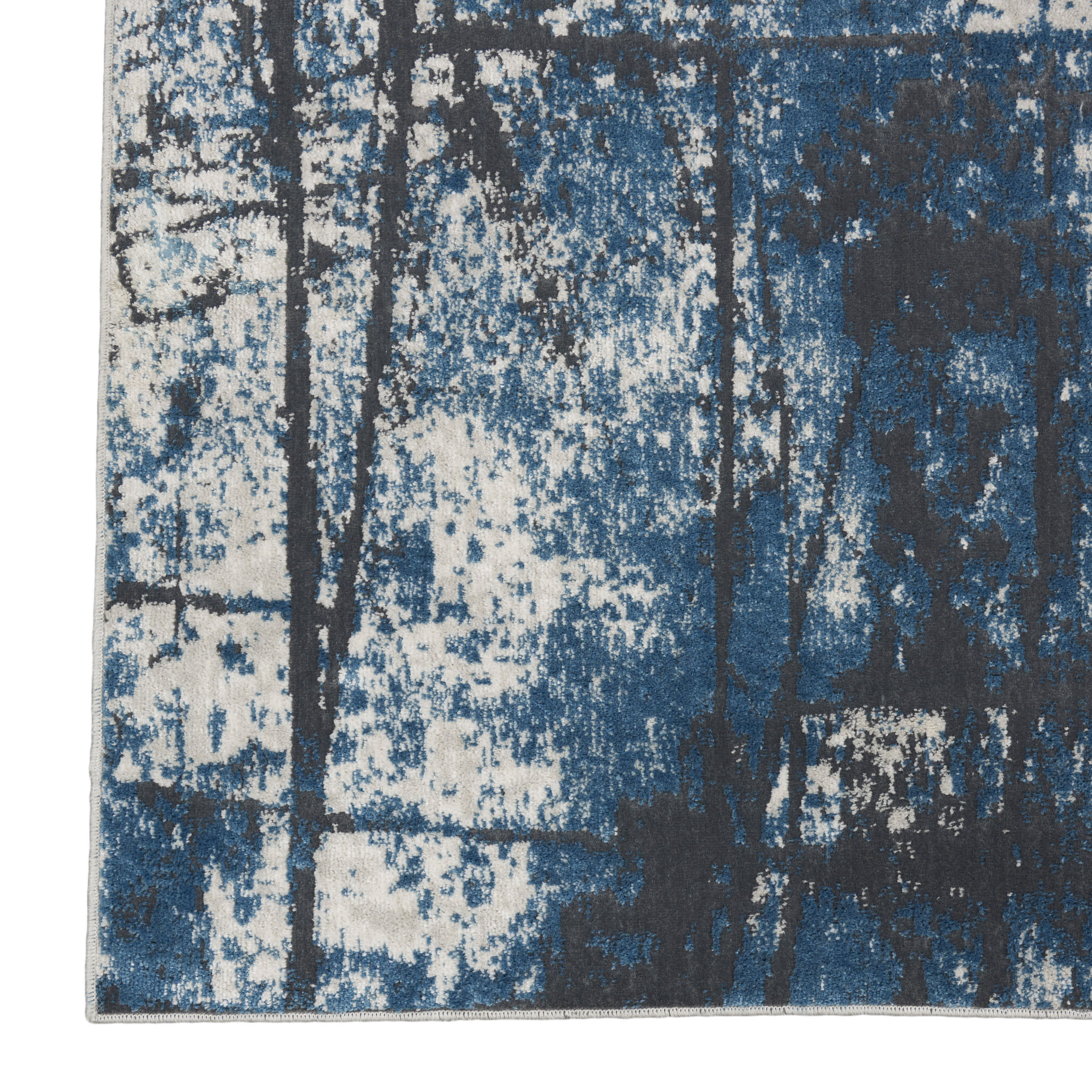 Calvin Klein CK970 Vapor 2'2" x 3'9" Grey Blue Modern Indoor Rug