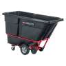 RUB1315BK, Rubbermaid Commercial, BRUTE Standard Duty, Rotomolded Tilt Truck, Standard Duty, 1 Cubic Yard, Black