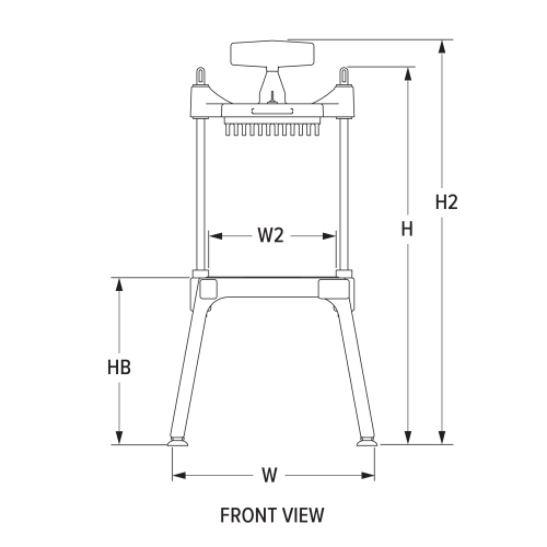 Engineering front view