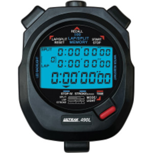490L LED Backlight 100 Dual Split Memory Stopwatch