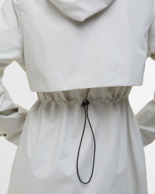 Kyra Longline Waterproof Jacket Silver Birch
