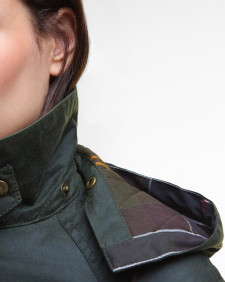 Ivy Waxed Jacket Fern