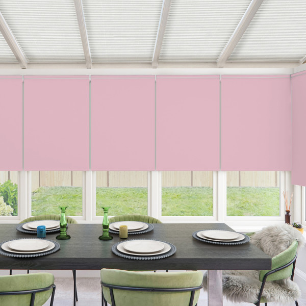 Acacia Blackout Candyfloss Roller Blind