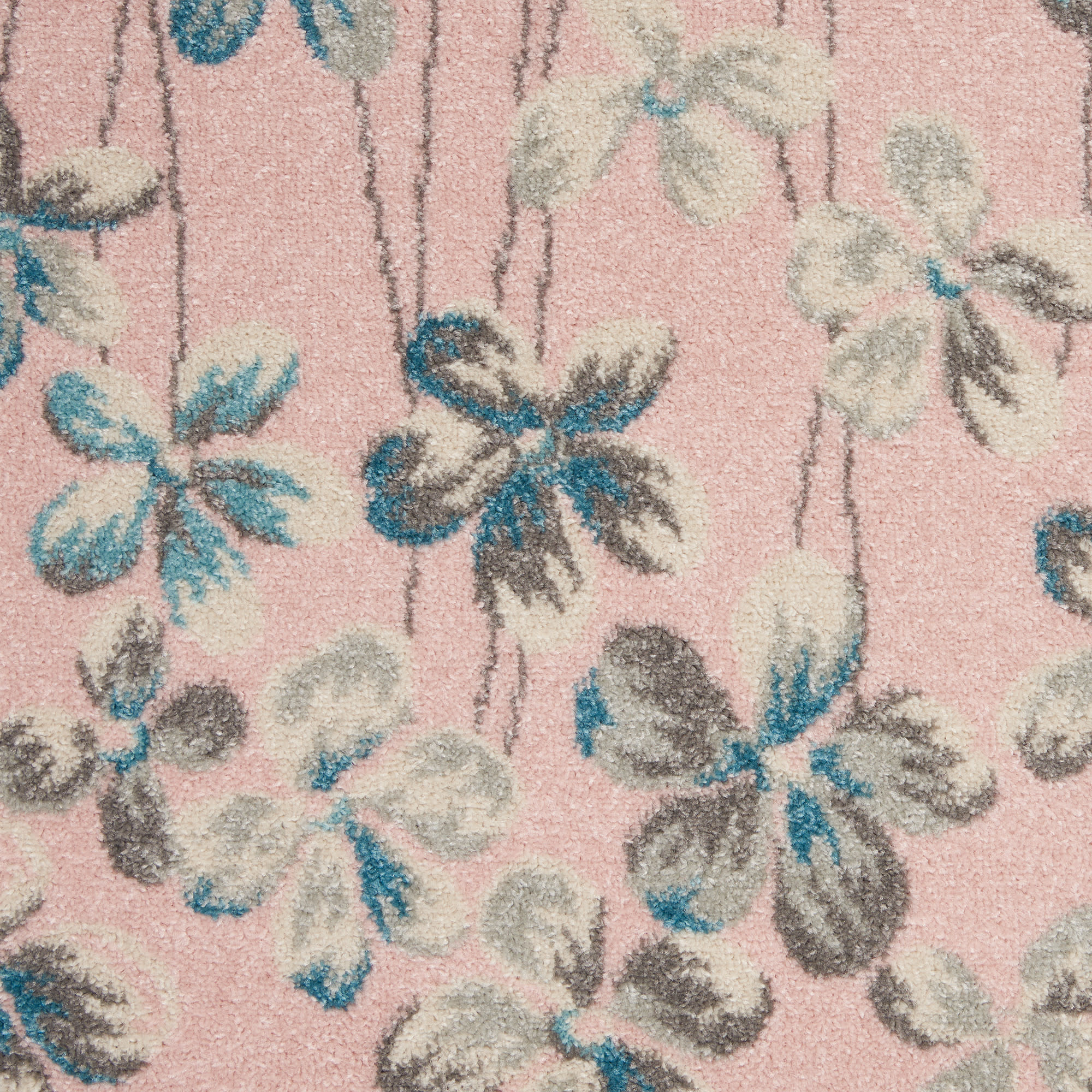 Nourison Tranquil 4' x 6' Pink Contemporary Indoor Rug