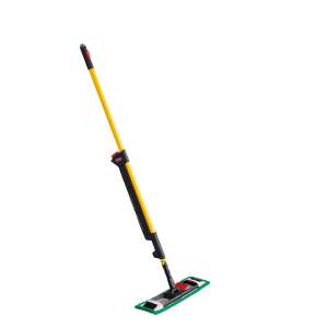 Rubbermaid Commercial, Adaptable Microfiber Flat Mop Pad, 18"W, Green