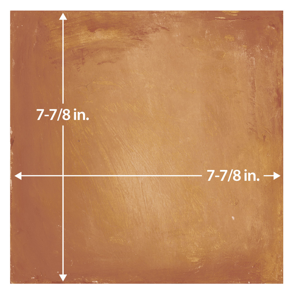 Sentier des Ocres 7-7/8 in. x 7-7/8 in. Porcelain Floor and Wall Tile