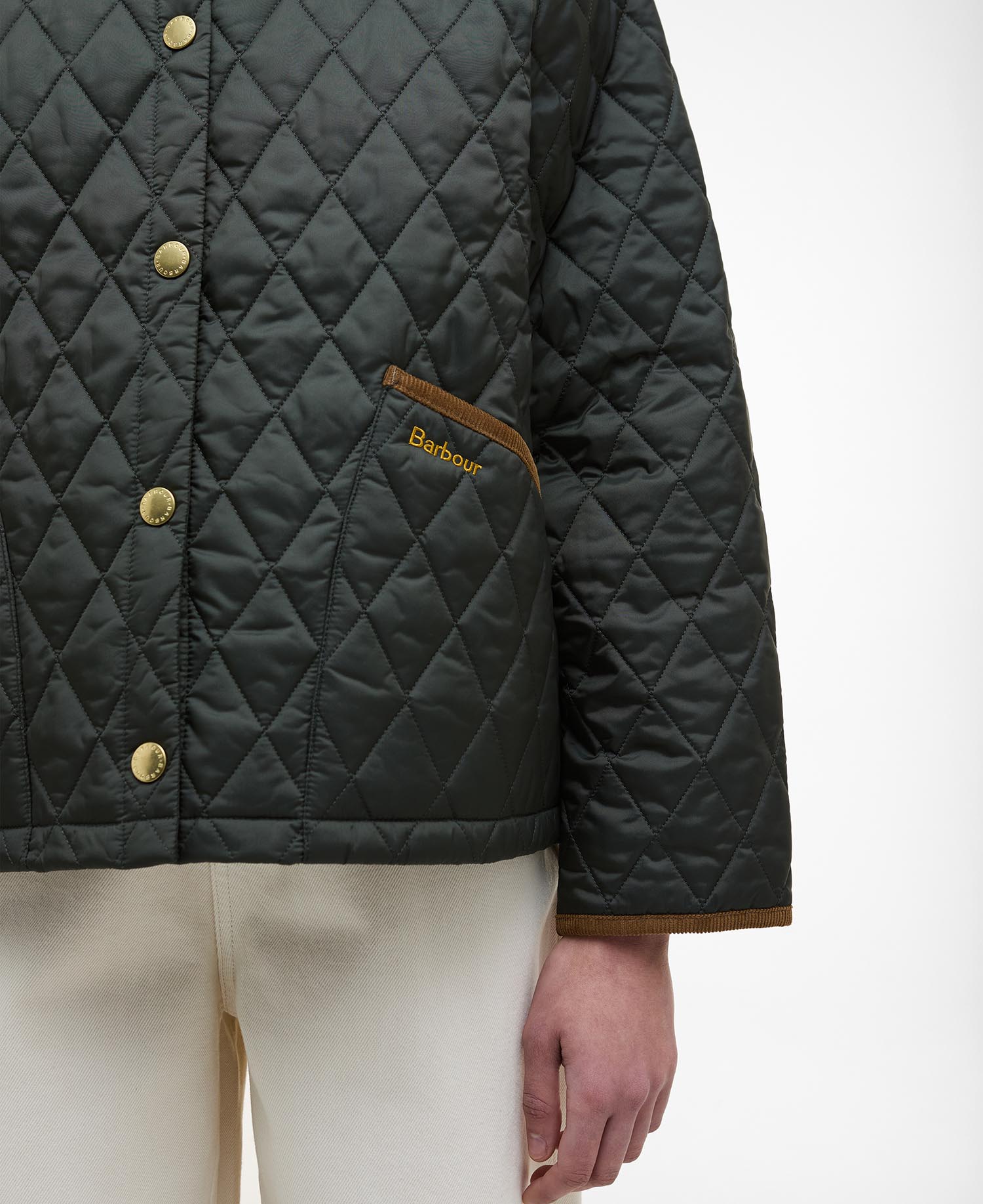 Icons Cropped Liddesdale Quilted Jacket image number 4