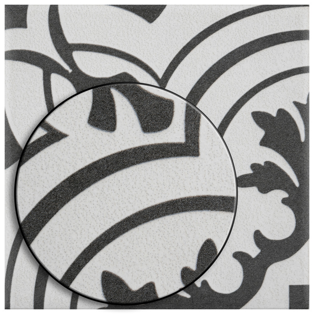 Twenties Mini Vintage 3-7/8 in. x 3-7/8 in. Ceramic Floor and Wall Tile
