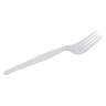 Dixie®, Heavy-weight Polystyrene Disposable Plastic Forks, White
