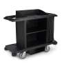 Rubbermaid Commercial, Executive Series, Executive Series™, Full Size Housekeep Cart, Traditional, Black