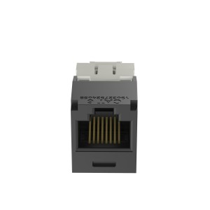 Mini-Com® TX6™ PLUS TG Style UTP Jack Module, Black