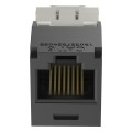 Mini-Com® TX6™ PLUS TG Style UTP Jack Module, Black