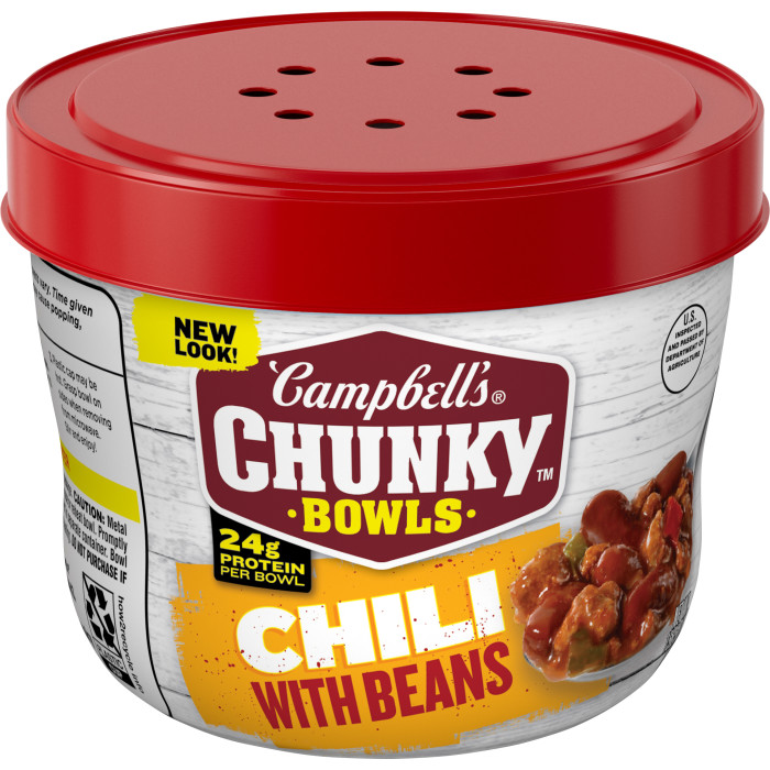 Chili with Beans Microwaveable Bowl