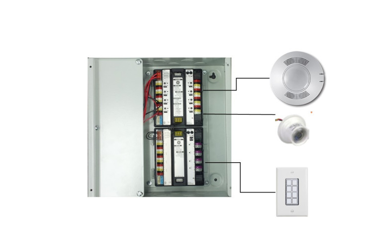 LightSweep CLCP06 Lighting Control Relay panels allows for remote installation
