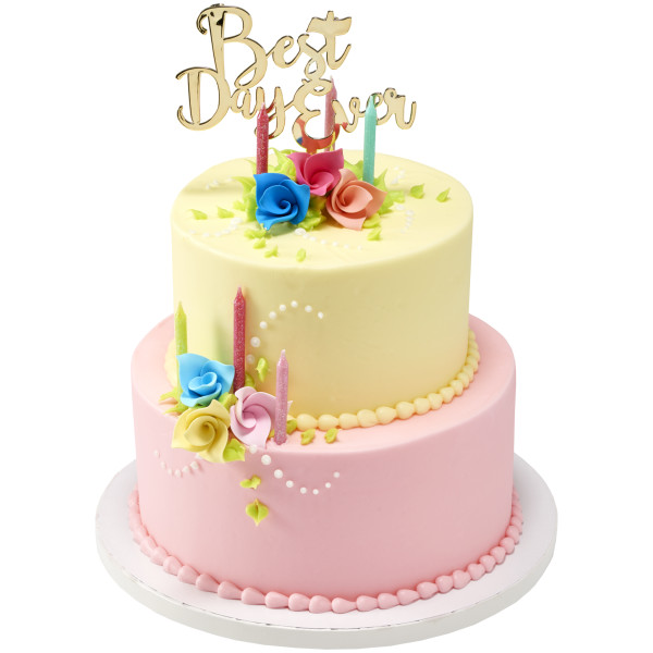 Best Day Ever Assortment Plastic Candle Holder