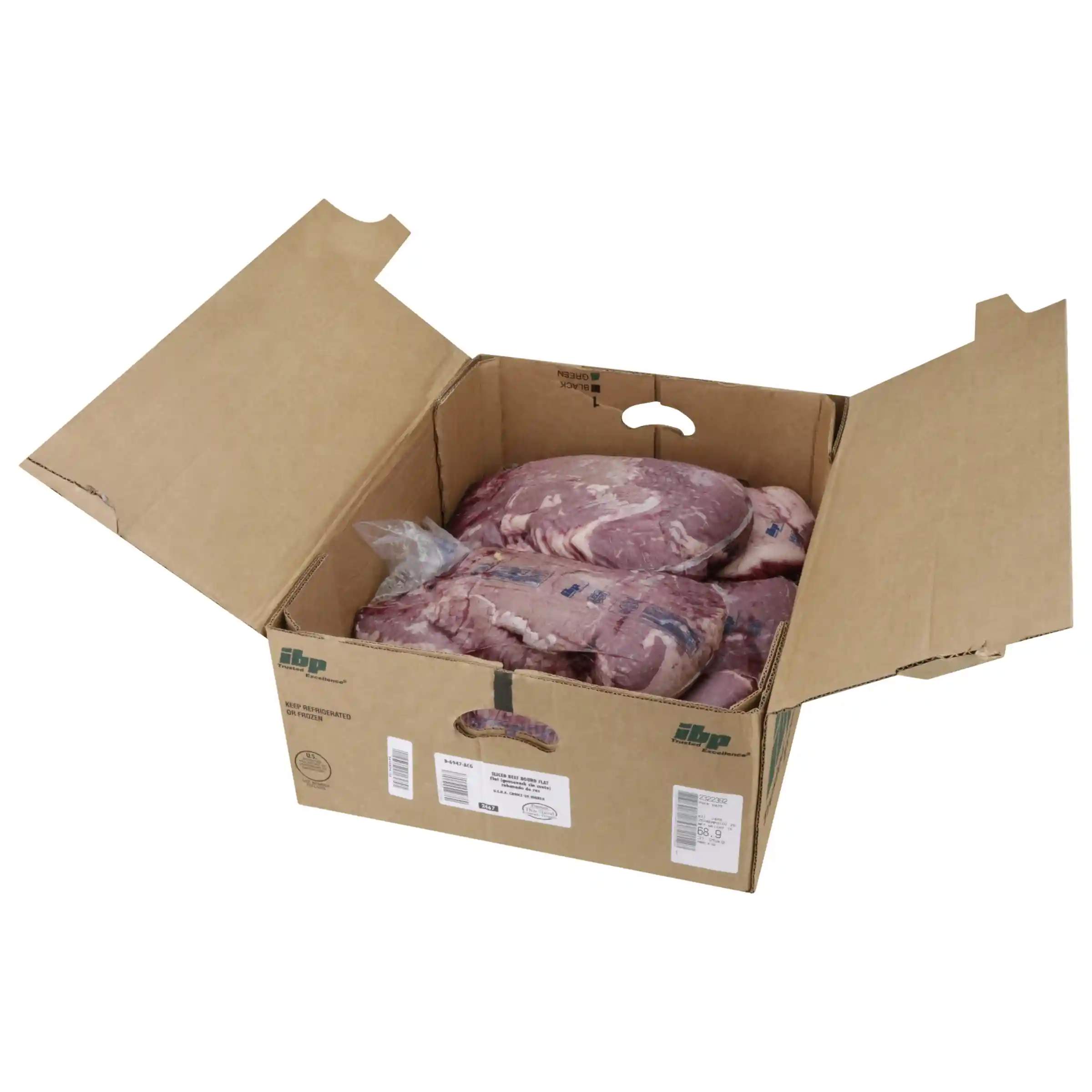 ibp Trusted Excellence® Boneless Beef Bottom Round Flat, Sliced 5MM_image_4