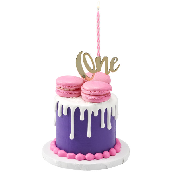 One Plastic Candle Holder
