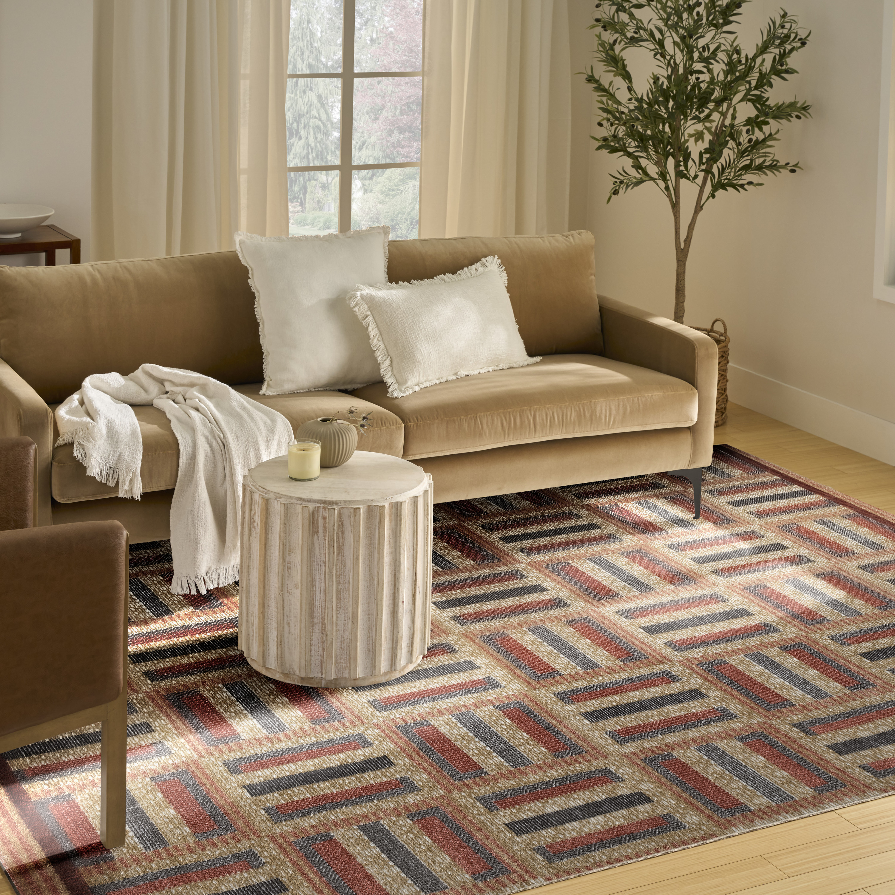 Nourison Nordic 8' x 10' Multicolor Modern Indoor Rug