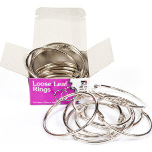 Book Rings, 3", Box of 10