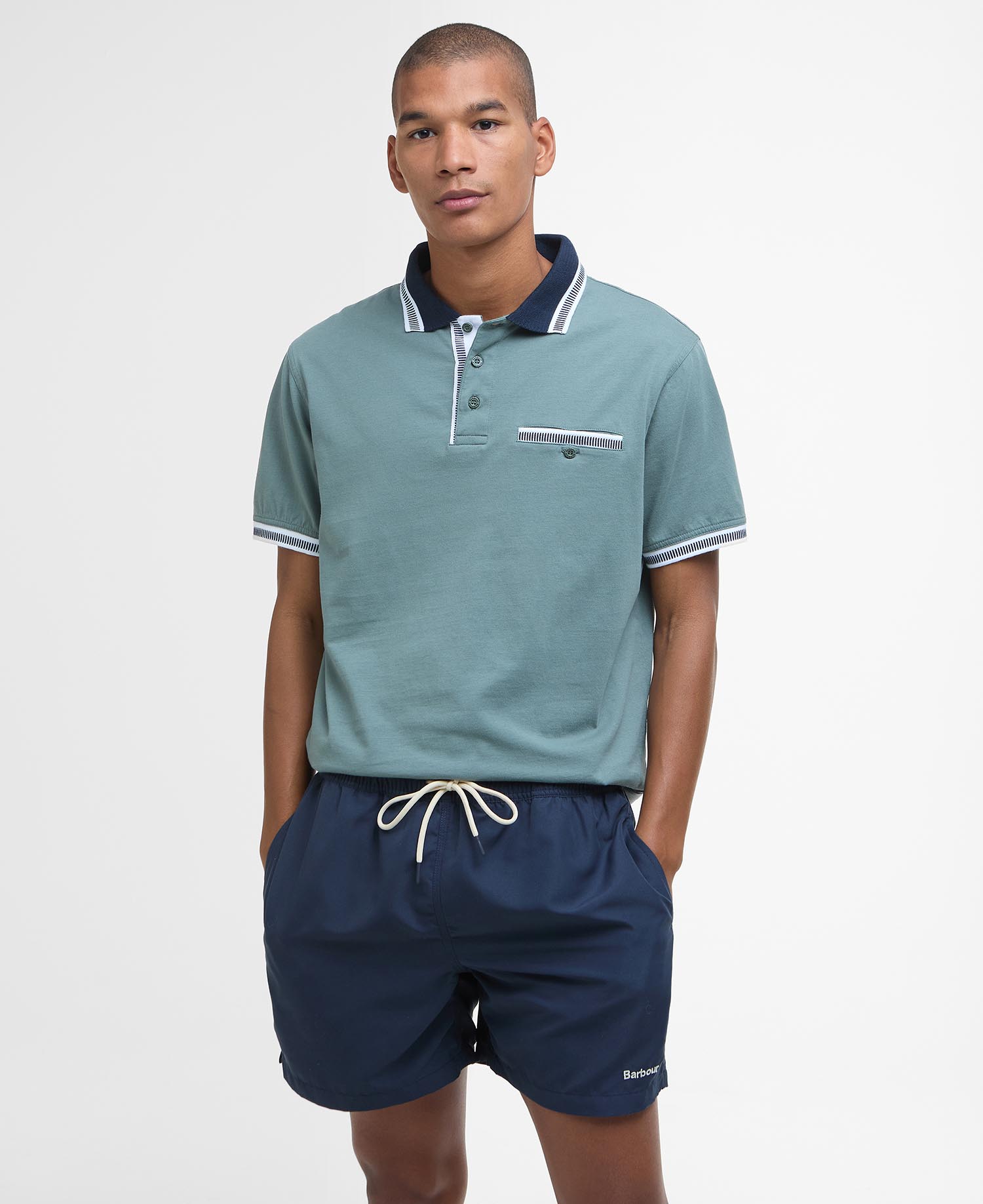 Thurne Tipped Tailored Polo Shirt image number 0