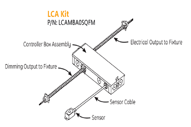 Daintree Wireless Lighting Controls LCA 0-10V Controls Accessory Kit Wiring Diagram