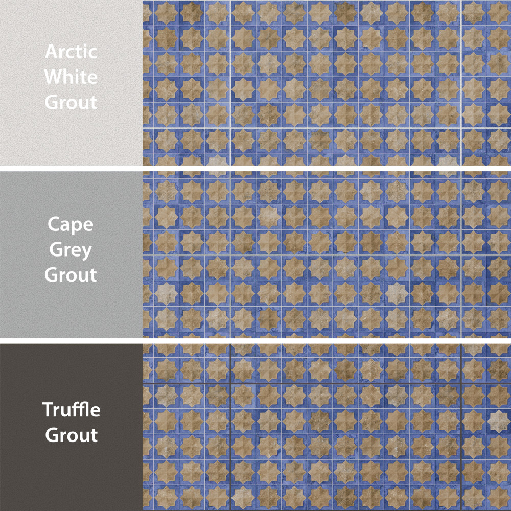 Tetuan Astre Terra Cobalt 12-1/8 in. x 21-7/8 in. Porcelain Wall Tile