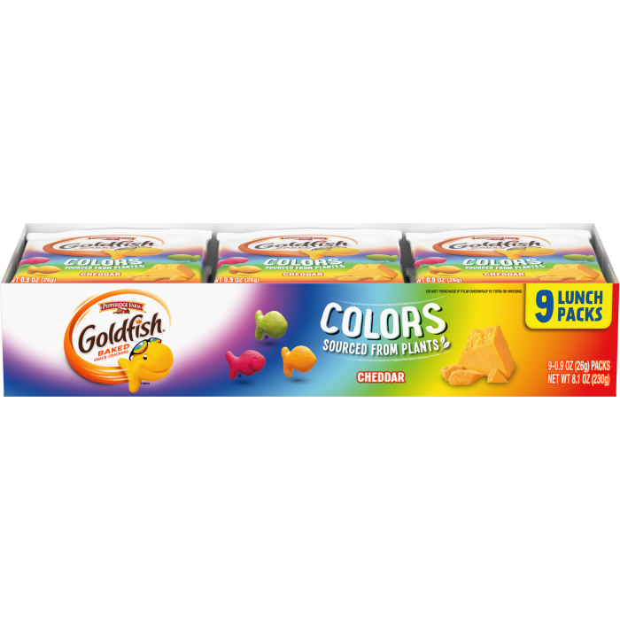 Colors Cheddar, 9 count box