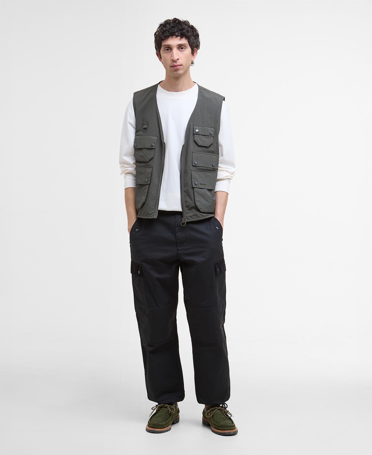 Gilet casual utility Editor image number 1