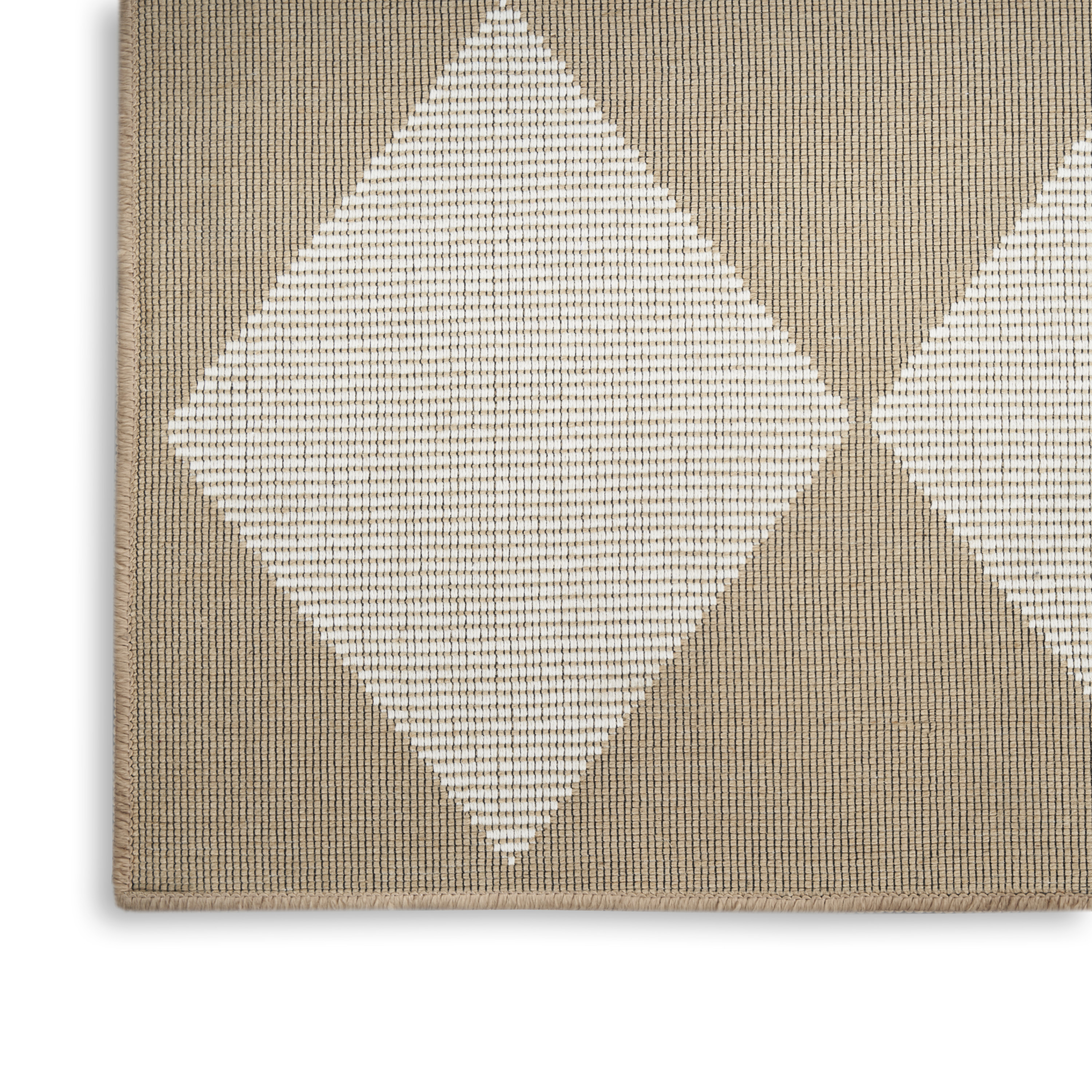 Nourison Washable Modern Jute 3'11" x 5'11" Natural Ivory Modern Indoor Rug