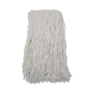 Boardwalk, Rayon Cut-End Wet Mop Head with 1.25" Headband, #24, White