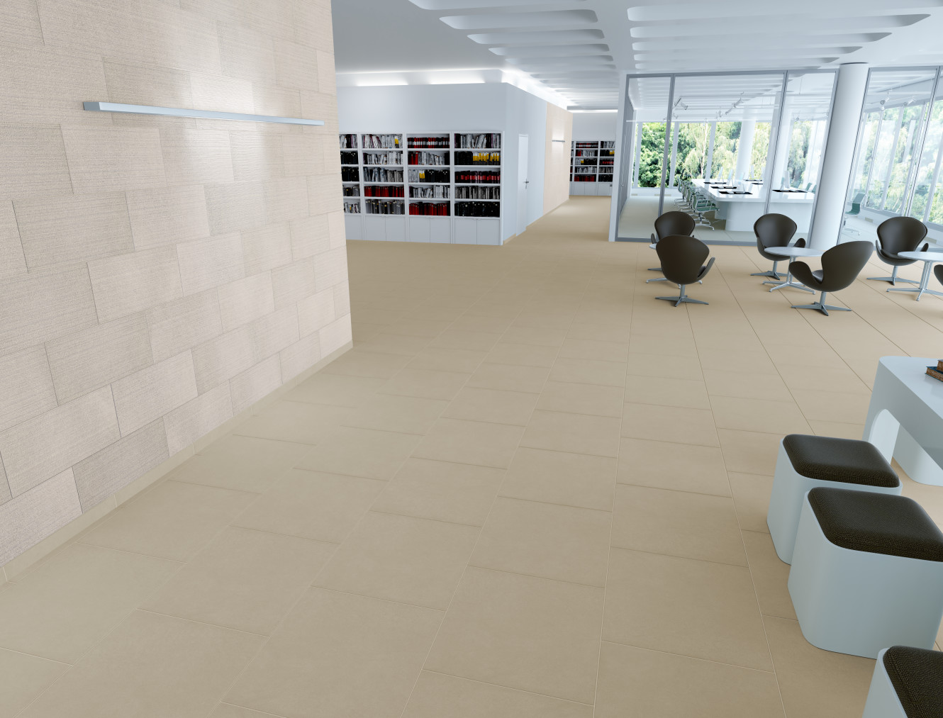 Spotlight Wheat 24x24 and Beige 12x24 Chiseled