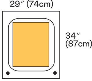 Solventum Corporation POUCH, W/IOBAN XLG (5/BX 4BX/CS) 3M