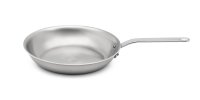 7-inch Tribute 3-ply fry pan with natural finish and plated handle