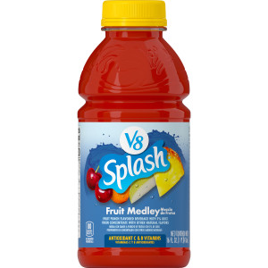 V8 Splash® Fruit Medley Flavored Juice Beverage, 16 fl oz Bottle (12 Pack)