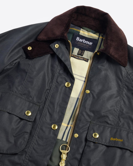 Cropped Beadnell Waxed Jacket