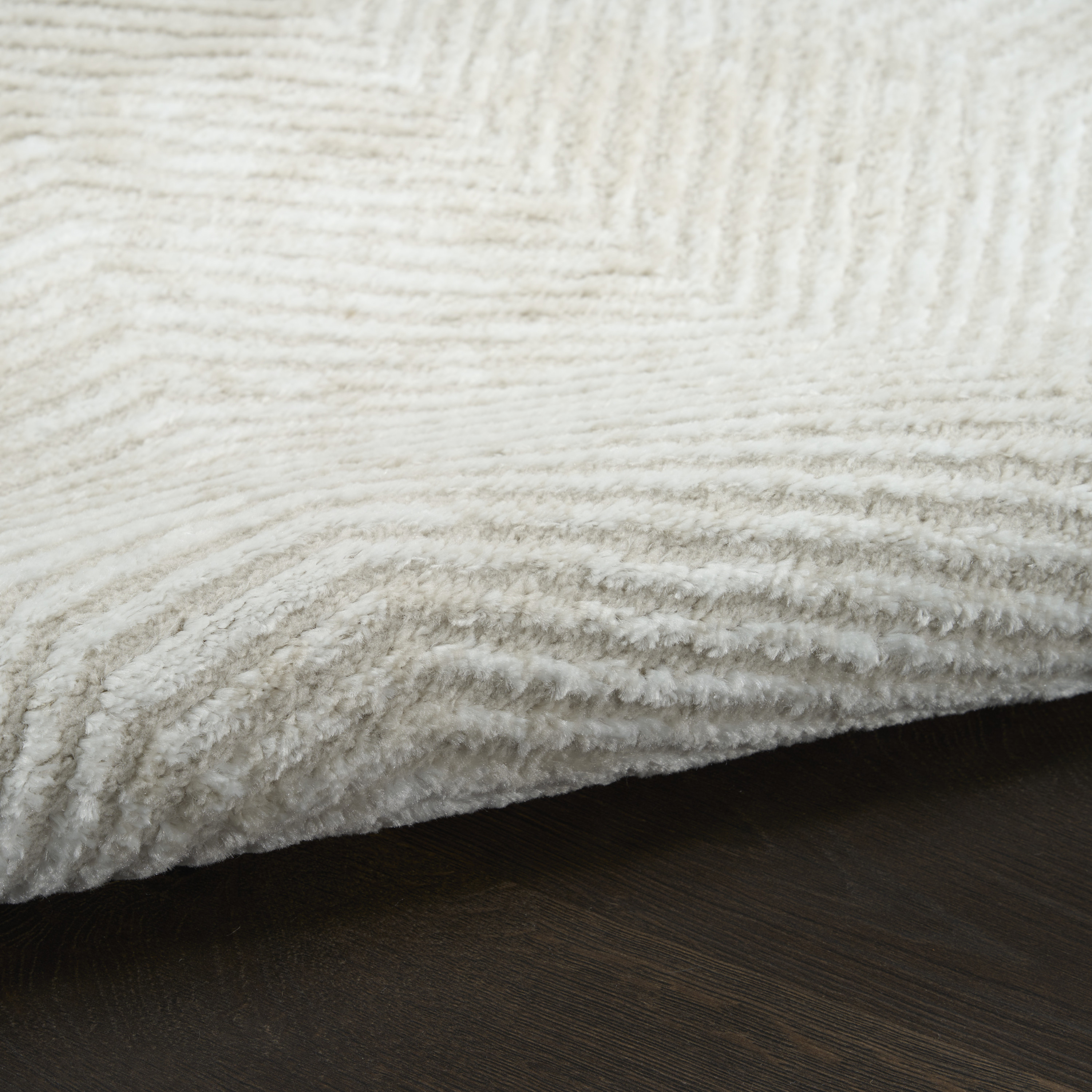 Nourison Dekor 4' x 6' Ivory Beige Modern Indoor Rug