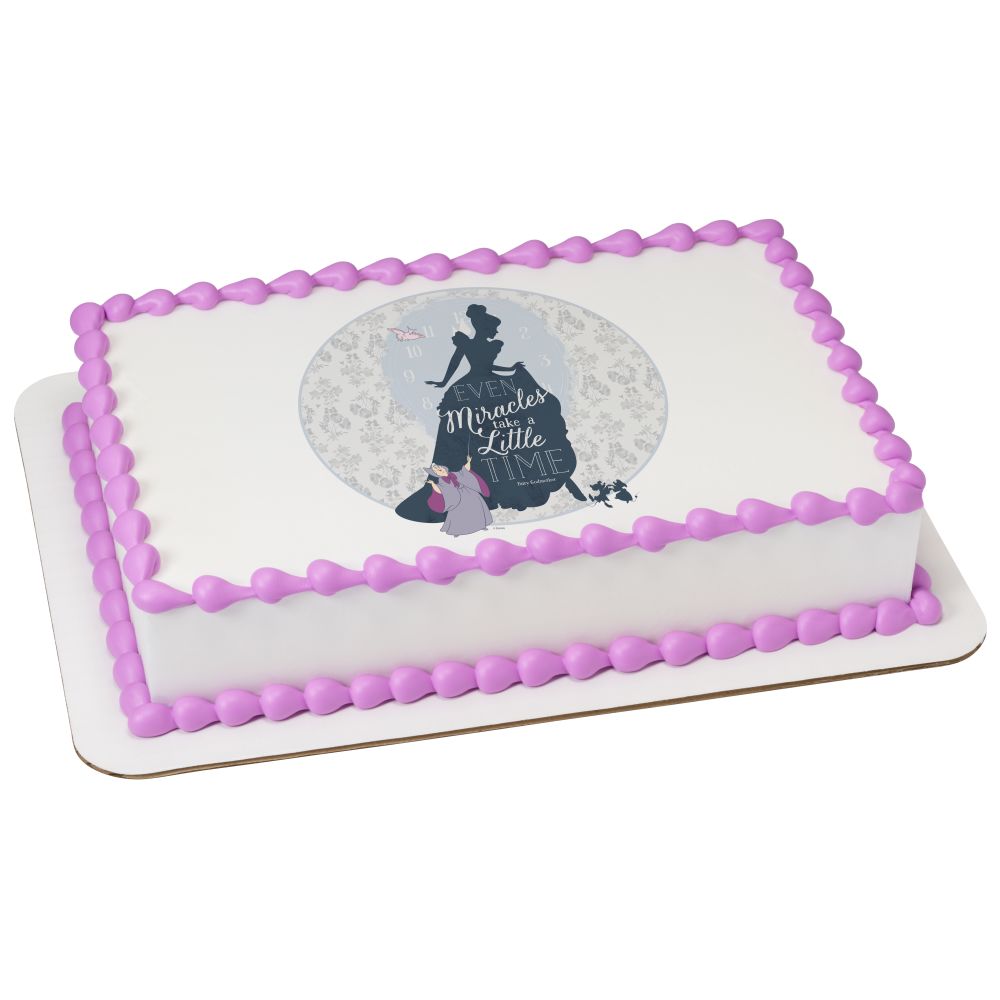 Image Cake Disney Princess Cinderella Even Miracles