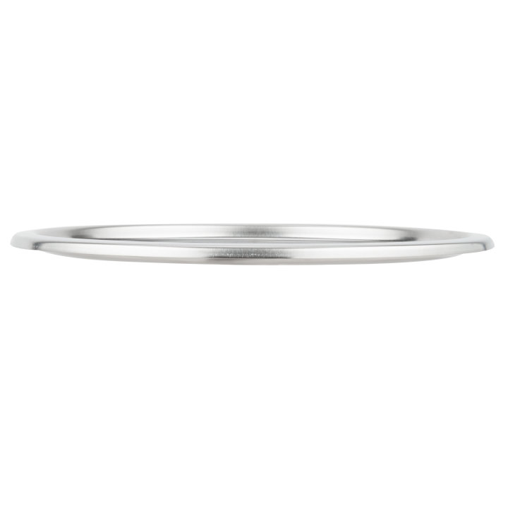 Stainless steel solid cover for 11 ½-quart double boiler inset