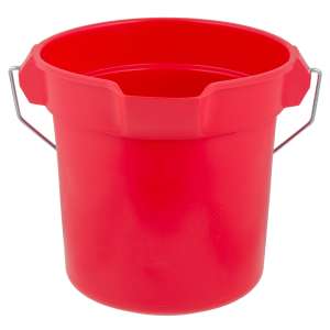 Rubbermaid Commercial, BRUTE, 10qt, Pail, Red