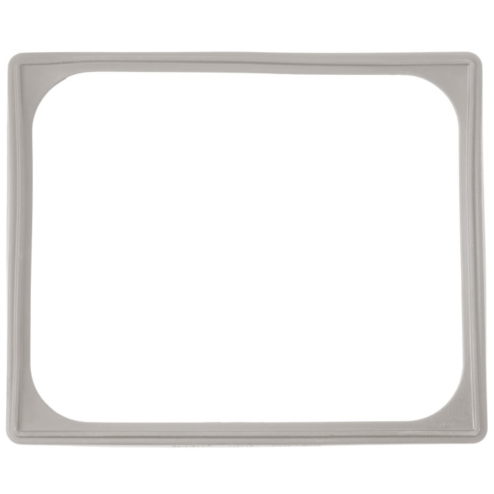 Half-size high-temperature silicone pan band in gray