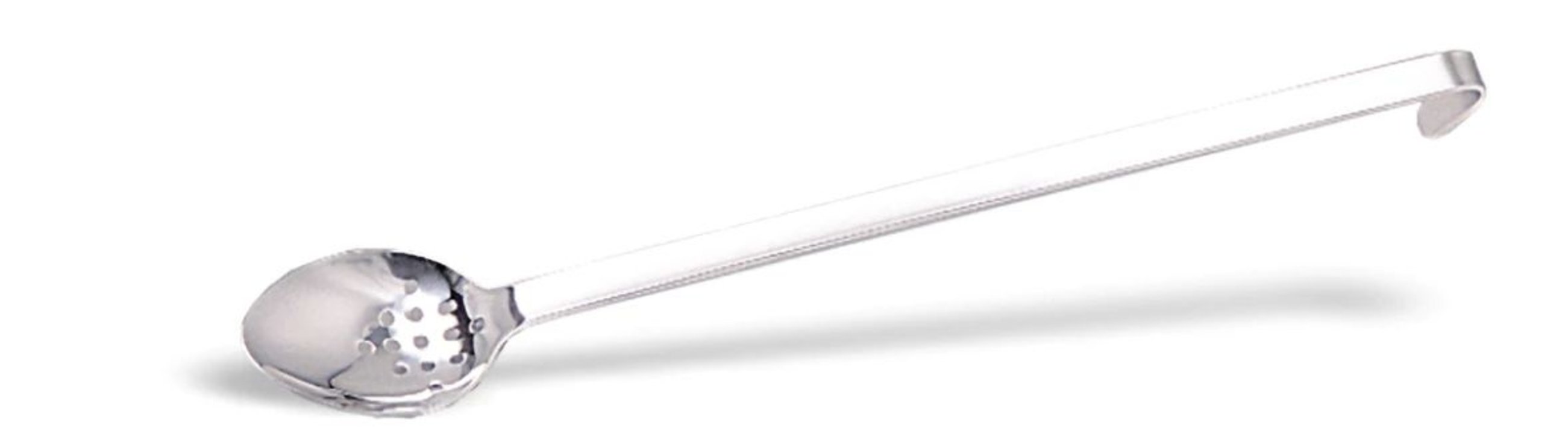 Cuchara perforada monobloc profesional de acero inoxidable de 37 centímetros