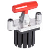 T-handle, pusher block and 6-section-wedge replacement blade assembly for Insta Cut® 3.5 manual food processor