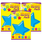 TREND Gumdrop Stars Classic Accents&reg; Variety Pack, 36 Per Pack, 3 Packs T-10968-3