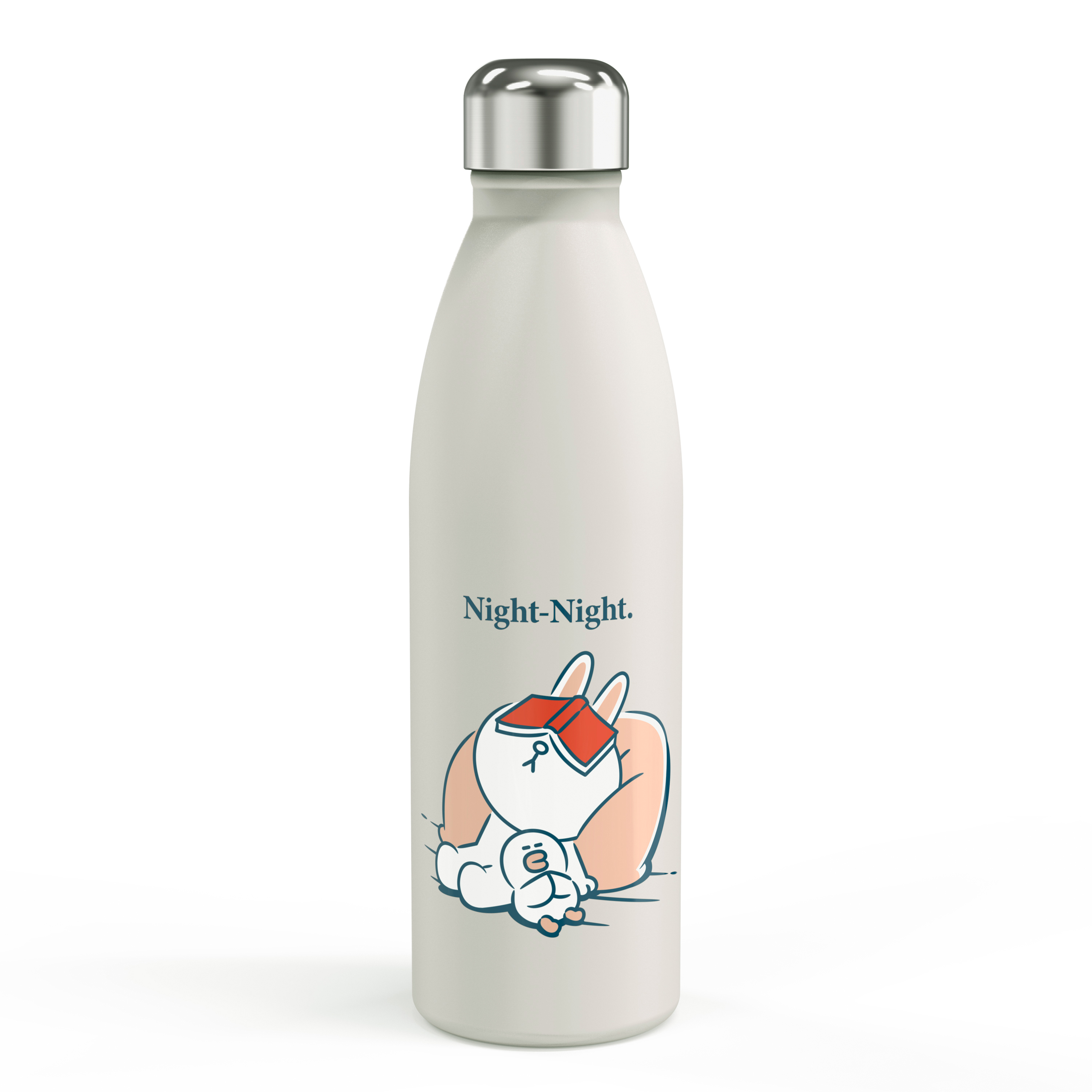 Line Friends 17.5 ounce Vacuum Insulated Stainless Steel Water Bottle, Sleepy Bunny slideshow image 1 Line Friends 17.5 ounce Vacuum Insulated Stainless Steel Water Bottle, Sleepy Bunny slideshow image 1